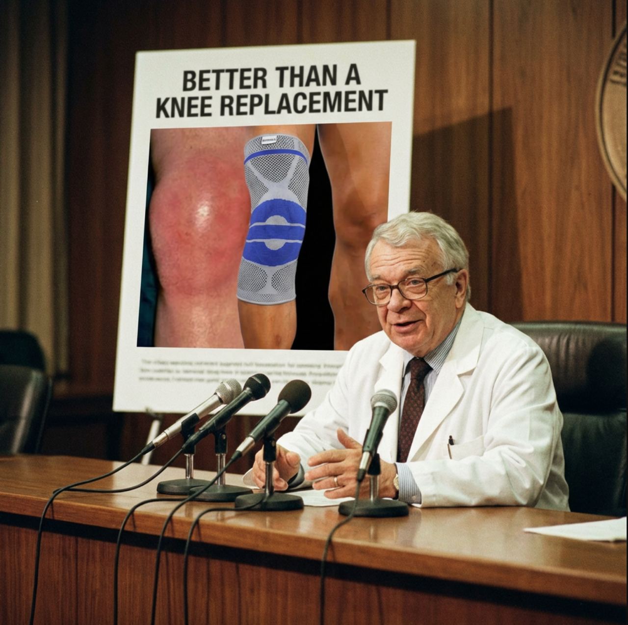 Knee support illustration